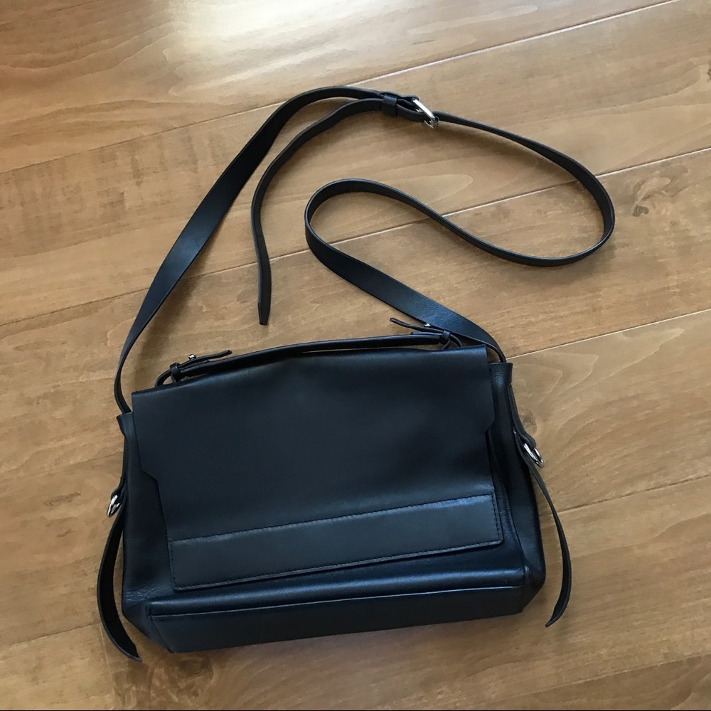 All Saints leather crossbody bag